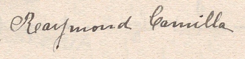 Signature Camilla RAYMOND